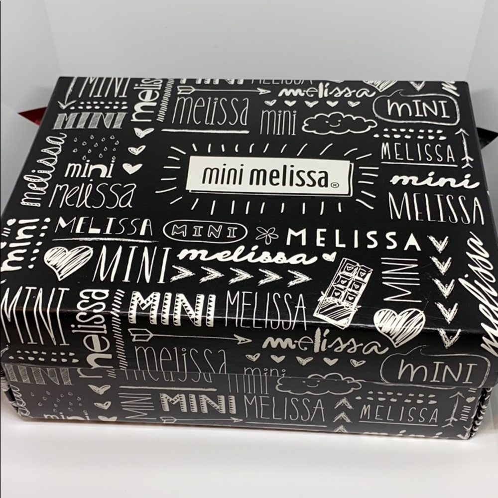 Mini Melissa clear with pink bow Mary Janes. - Picture 2 of 3